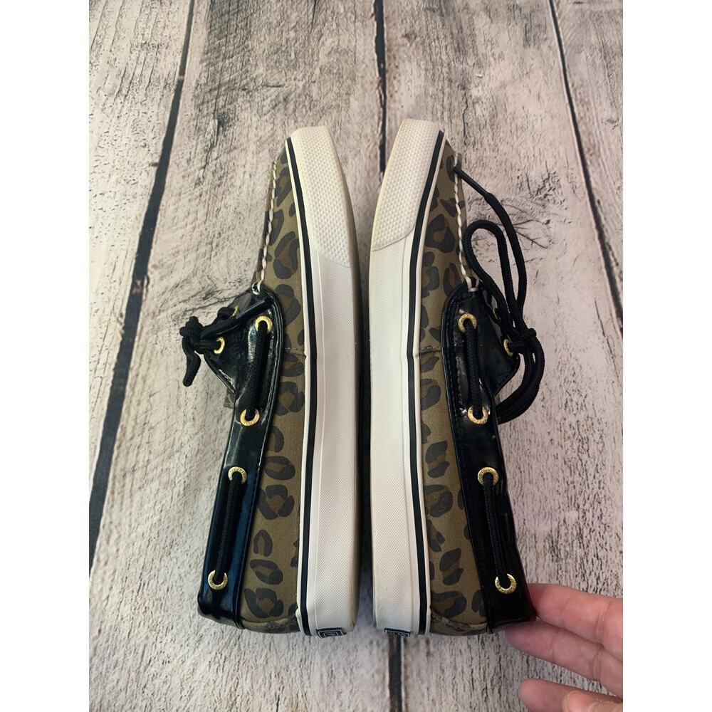 SPERRY Women’s Top Sider Cheetah Print Shoes / Size: 6.5 - Picture 4 of 9